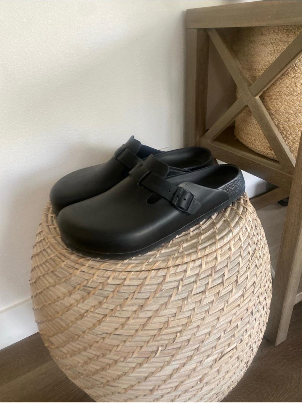 Birkenstock Black EVA Slip-On Clog with Adjustable Strap